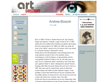 Tablet Screenshot of andrea-boscoli.com